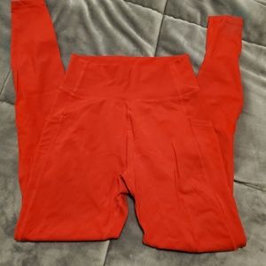 Alphalete Alphalux Legging - Formula Red Small